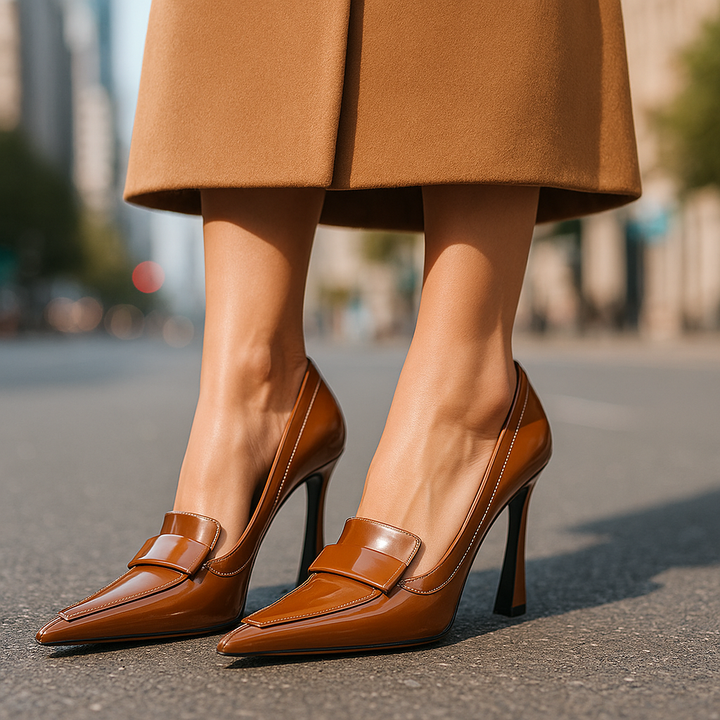 Nishadi - Comode Scarpe Con Tacco Alto In Pelle