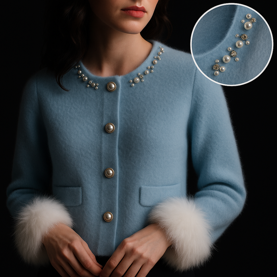Enisa - Elegante Cardigan In Cashmere