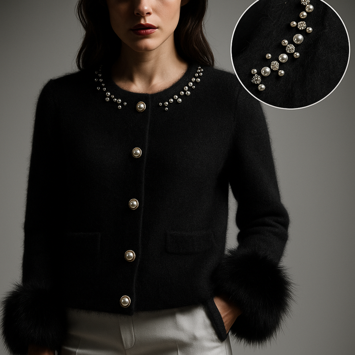 Enisa - Elegante Cardigan In Cashmere