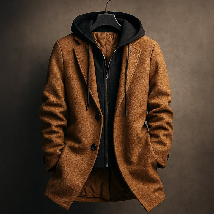 Csanad - Comodo Cappotto a Doppio Strato