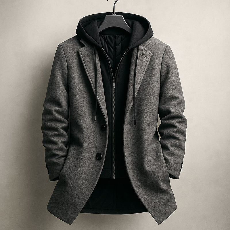 Csanad - Comodo Cappotto a Doppio Strato