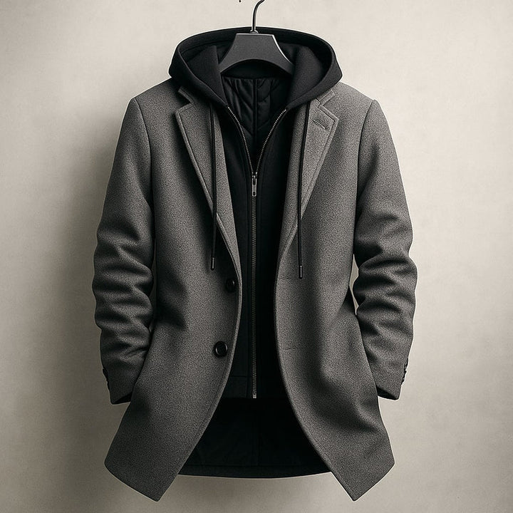 Csanad - Comodo Cappotto a Doppio Strato