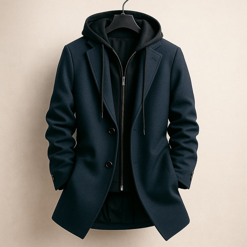 Csanad - Comodo Cappotto a Doppio Strato