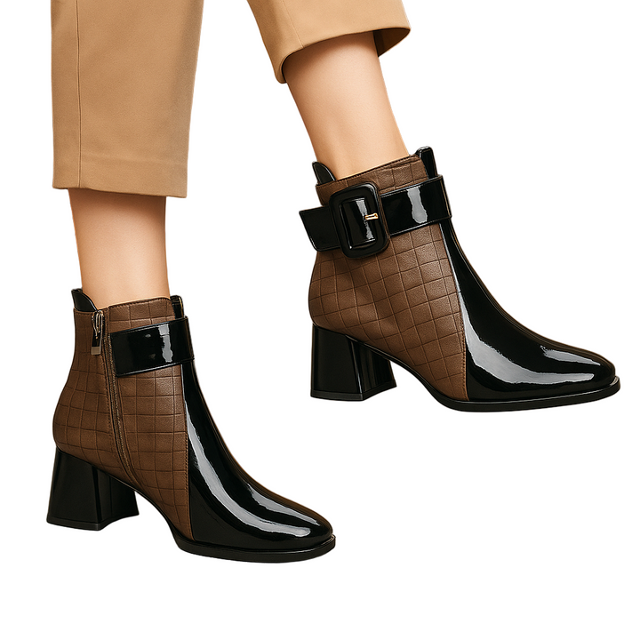 Sarit - Stivaletto In Pelle Con Fibbia