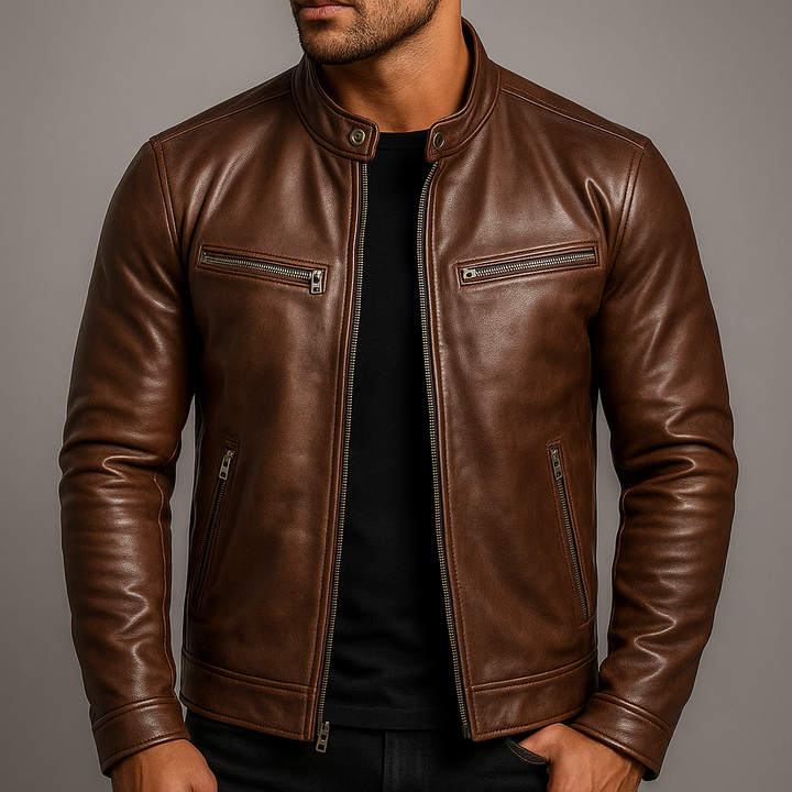 Hador - Giacca in Pelle Vintage