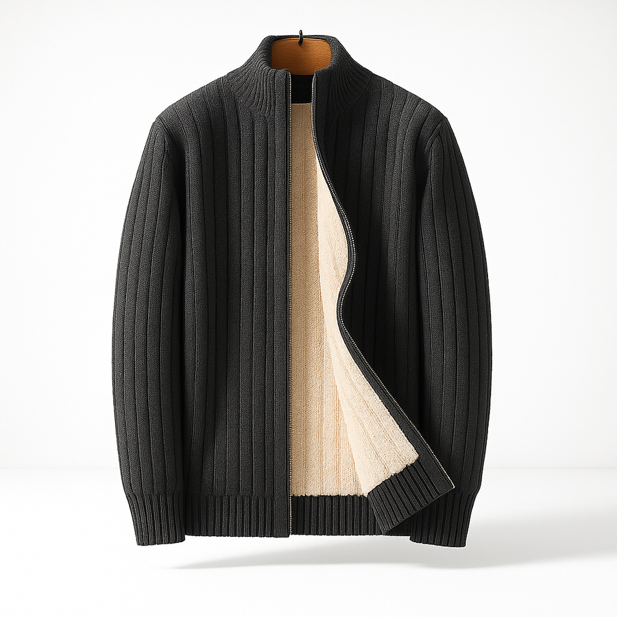 Artan - Cardigan In Cashmere Lavorato a Maglia Con Cerniera