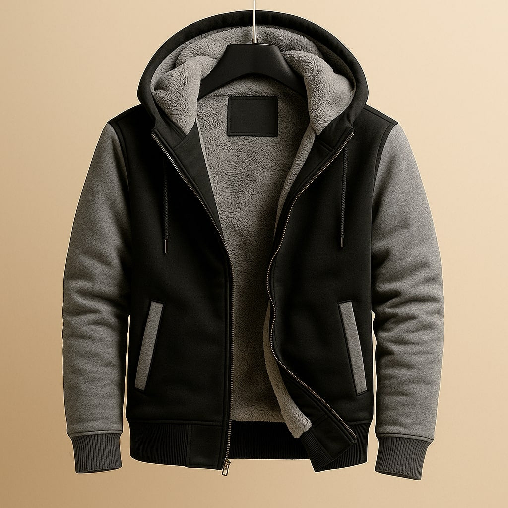 Roque - Giacca Strutturata Con Cappuccio e Zip