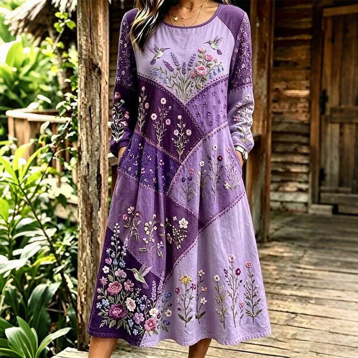 Voletta - Abito Elegante Con Motivo Floreale