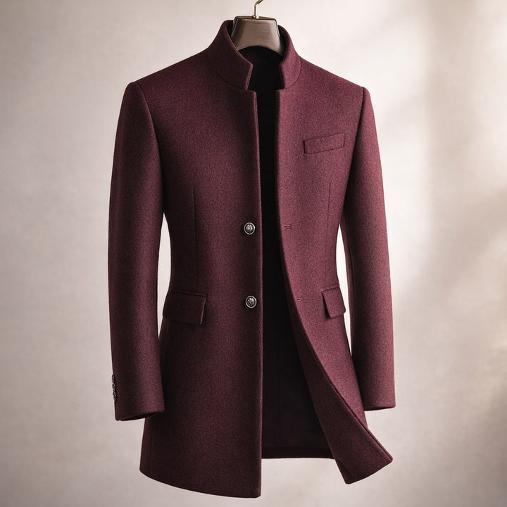 Dusko - Cappotto Con Collo Alto e Bottoni
