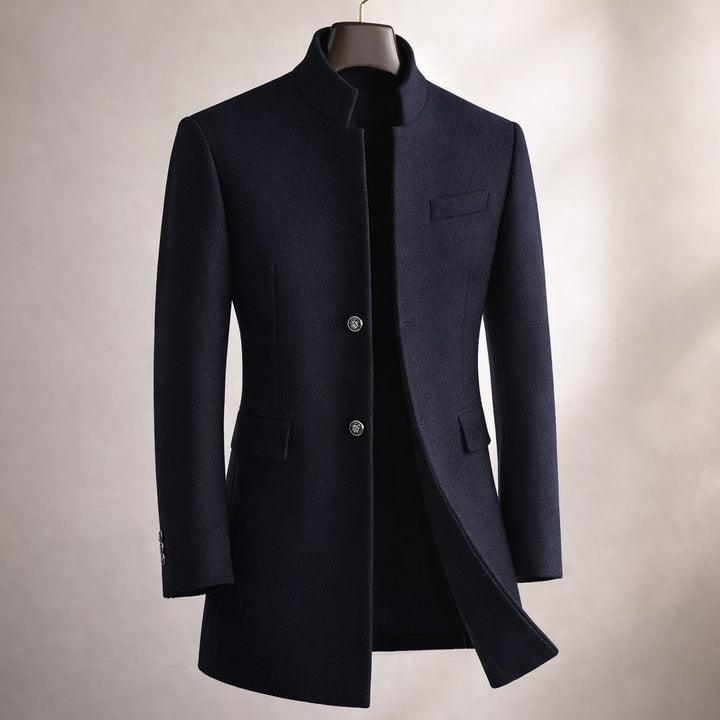 Dusko - Cappotto Con Collo Alto e Bottoni