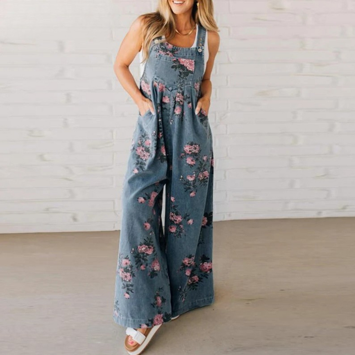 Gracina - Elegante Tuta Con Stampa Floreale