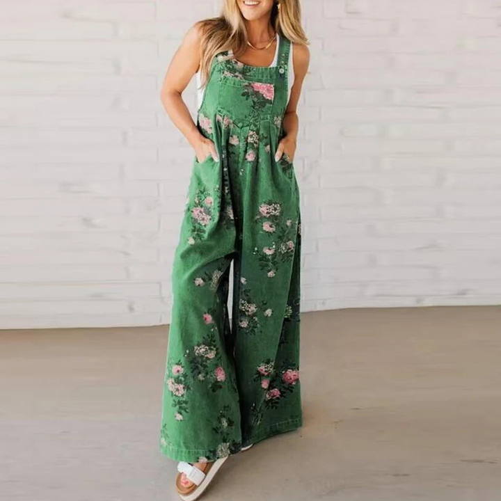 Gracina - Elegante Tuta Con Stampa Floreale