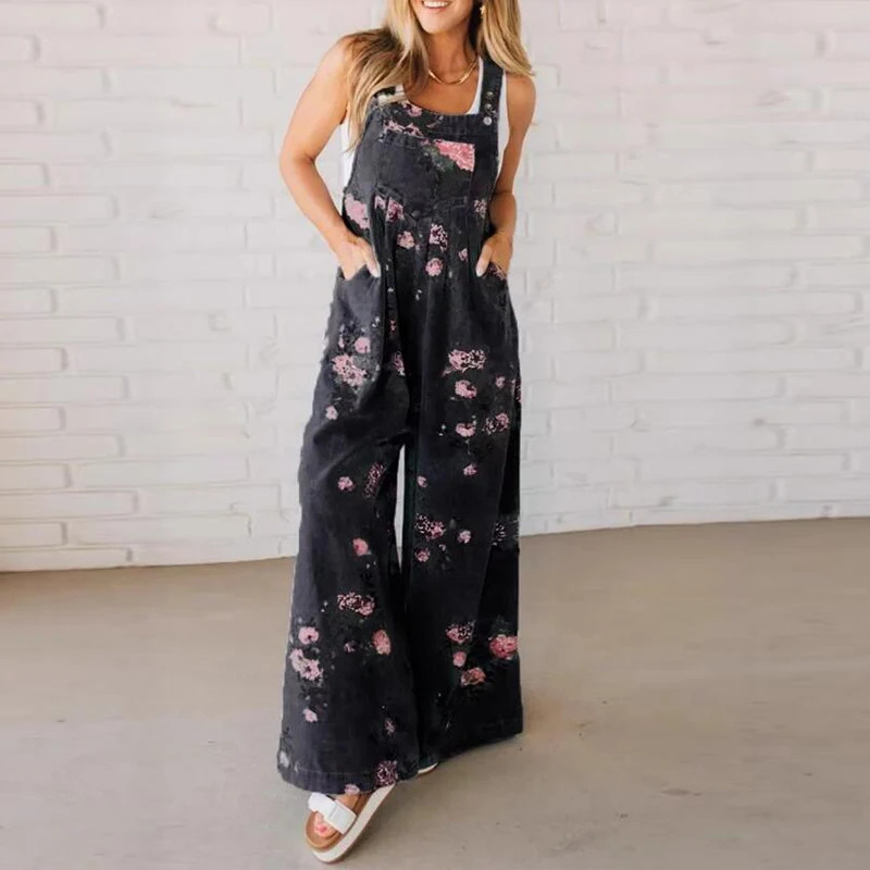 Gracina - Elegante Tuta Con Stampa Floreale