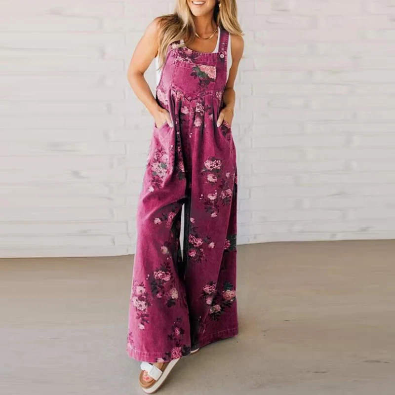 Gracina - Elegante Tuta Con Stampa Floreale