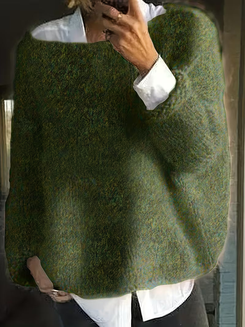 Maristela - Maglione Casual a Maniche Lunghe