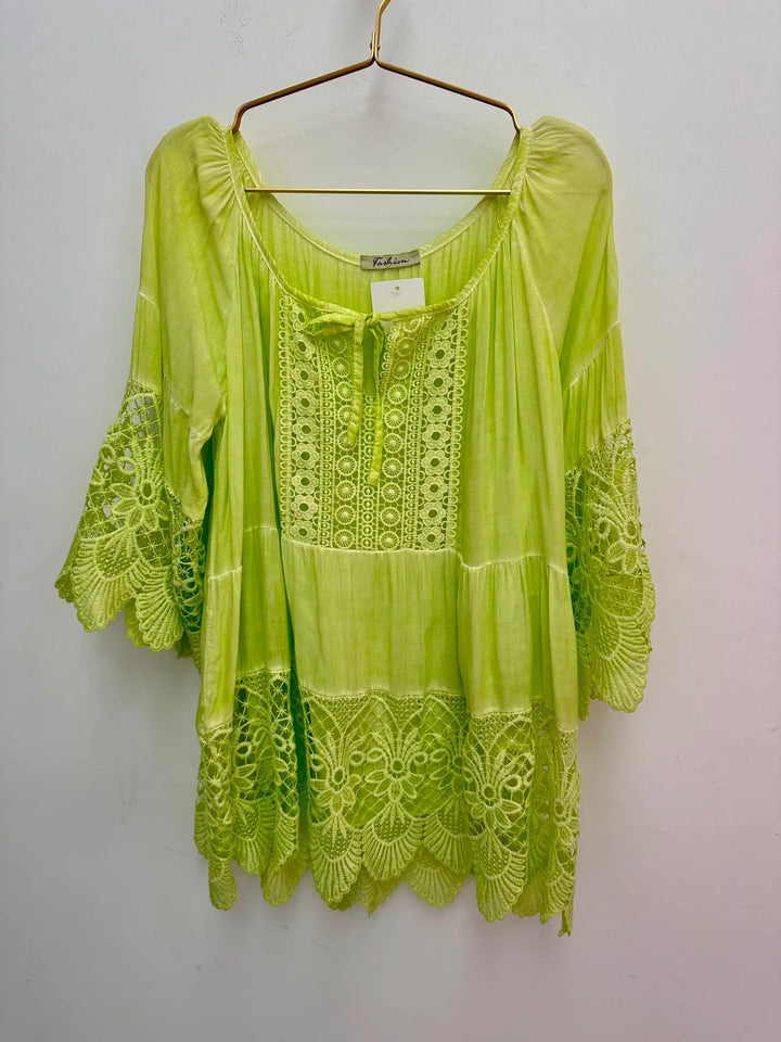 Lurdes - Camicia Elegante Con Scollo Rotondo