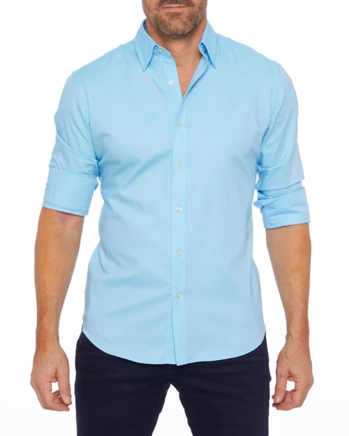 Ceferino - Camicia Disinvolto A Maniche Lunghe Con Bottoni