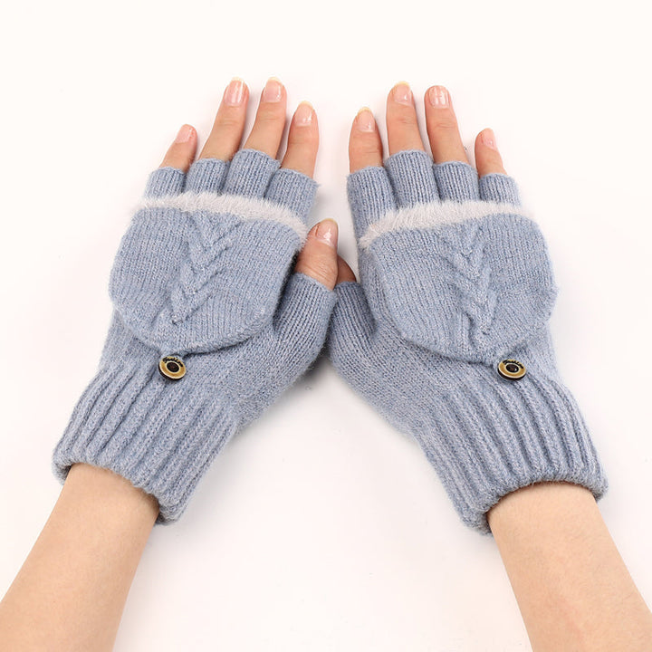 GloveGleam - Guanti Senza Dita Lavorati a Maglia