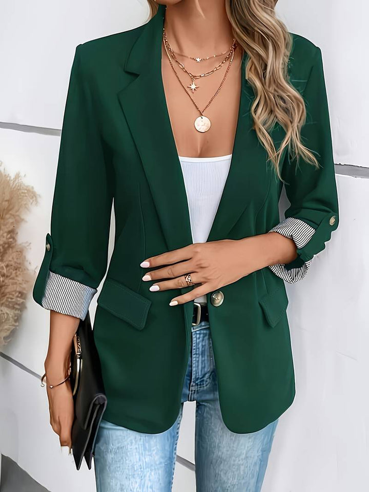 Galiah - Elegante Blazer Doppiopetto Con Collo Con Revers