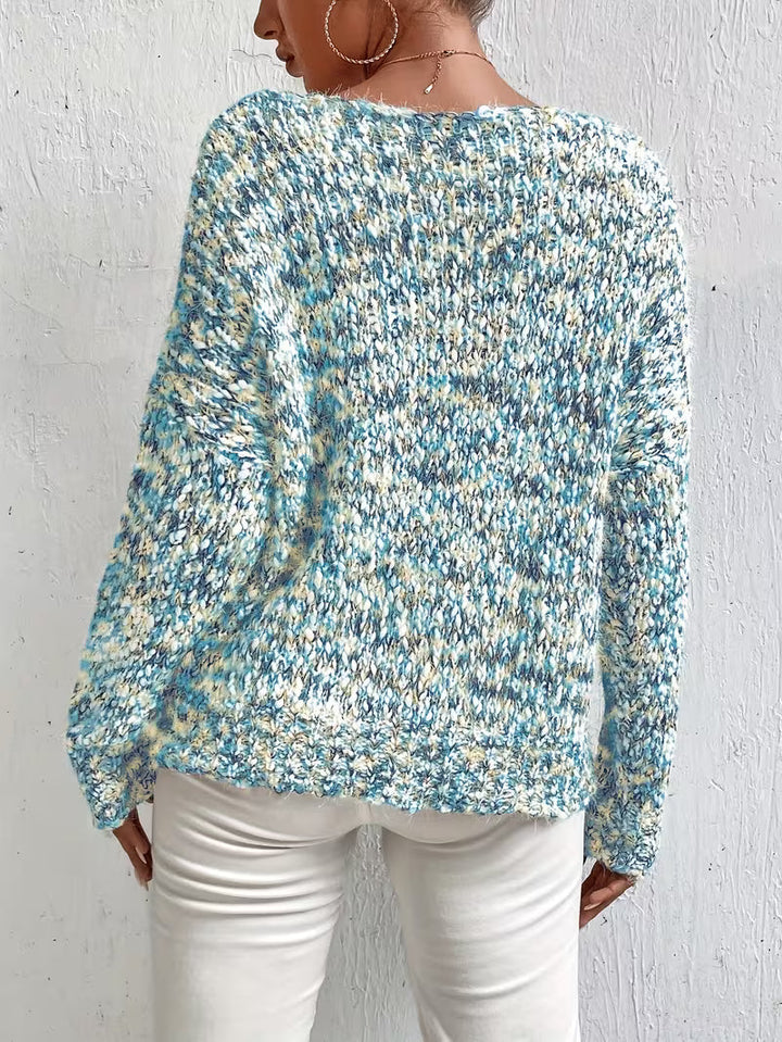 Siraba - Maglione Lavorato a Maglia a Maniche Lunghe