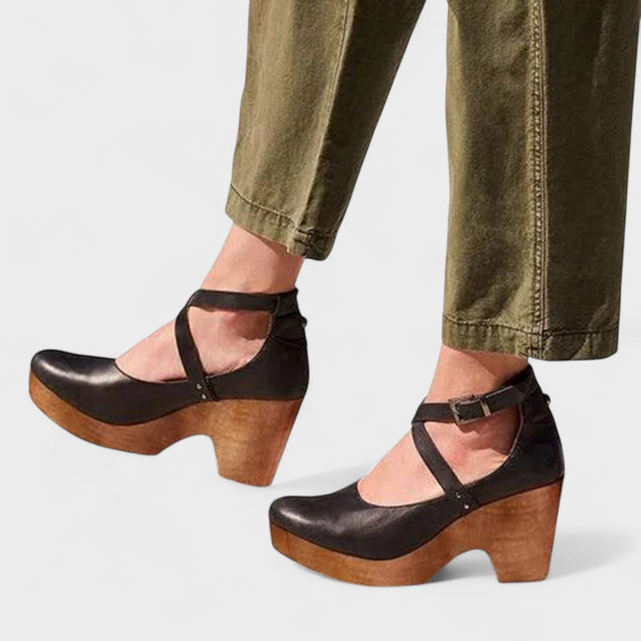 Orsola - Sandalo Con Tacco Alto Ortopedico