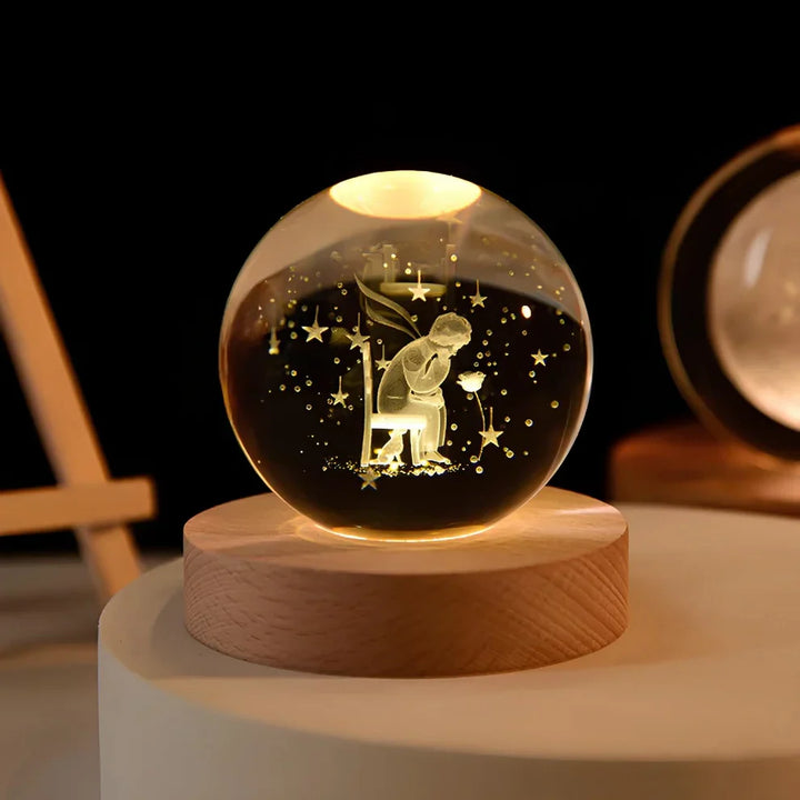 Glow Sphere – Lampada A Sfera Di Cristallo Luminosa