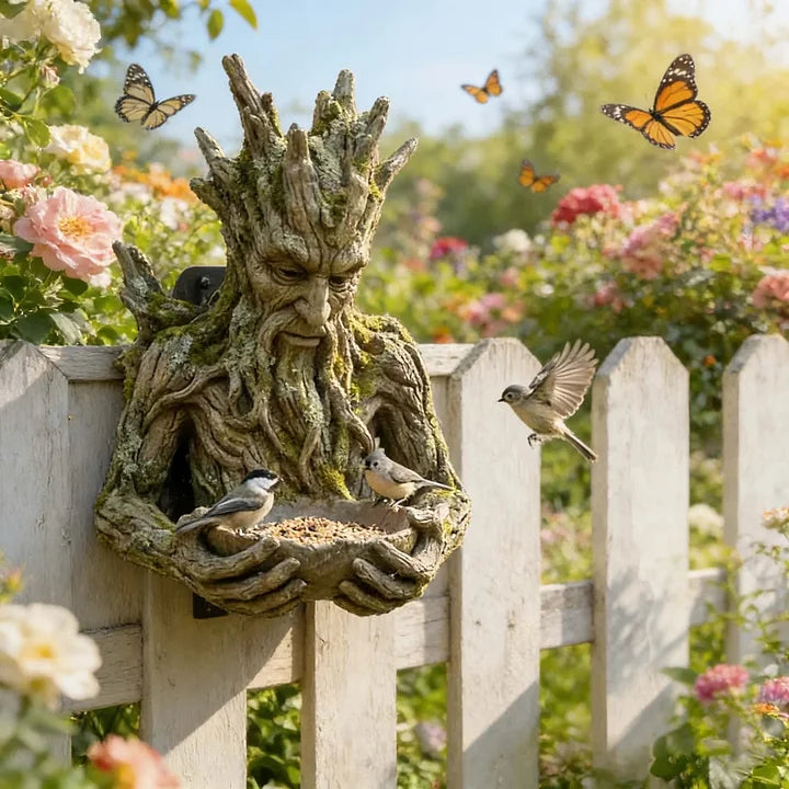 NatureHold - Una Scultura Per l'alimentazione Degli Uccelli Integrata Nell'albero