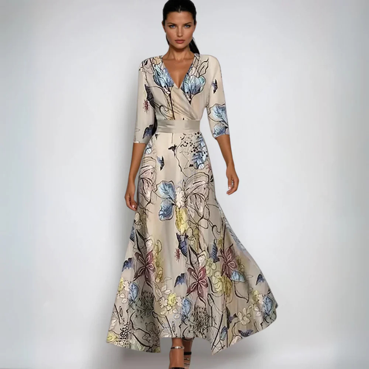 Annemiek - Abito Floreale Di Lusso