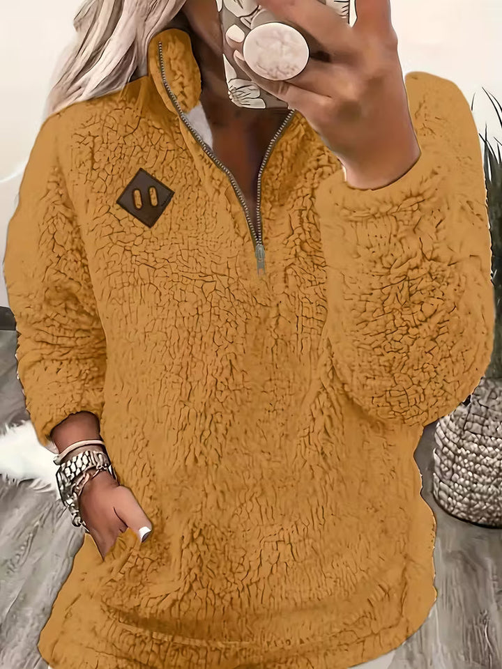 Humera - Elegante Giacca Con Zzip e Maniche Lunghe