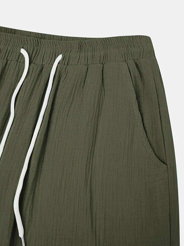 Bancroft - Eleganti Pantaloncini Larghi Con Tasche