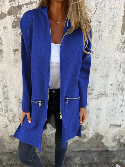 Sampani - Cardigan a Maniche Lunghe Con Zip