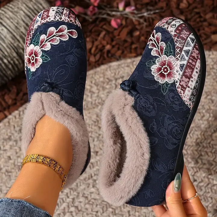 Dannelia - Scarpe Comode in Pelliccia Sintetica