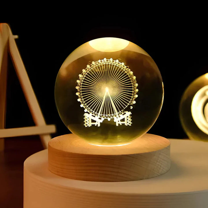 Glow Sphere – Lampada A Sfera Di Cristallo Luminosa