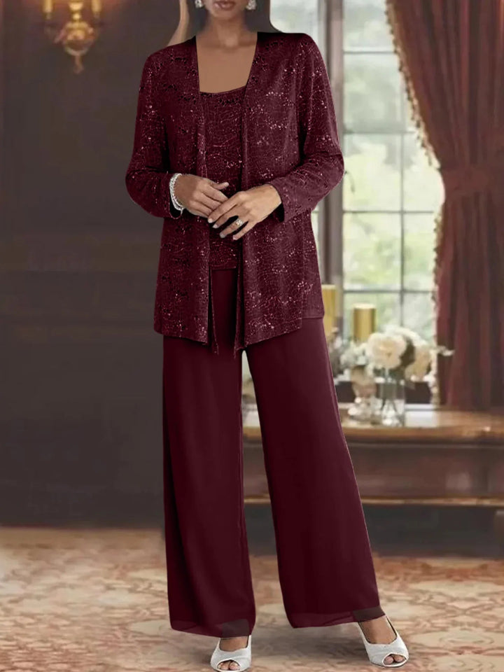 Gimena - Set Composto Da Cardigan E Pantaloni Con Glitter