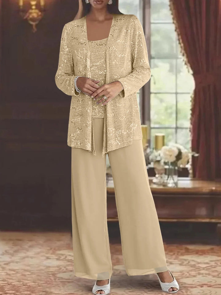 Gimena - Set Composto Da Cardigan E Pantaloni Con Glitter