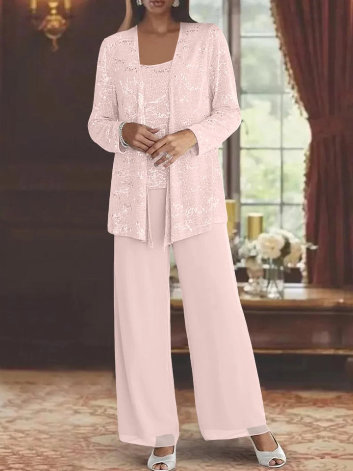 Gimena - Set Composto Da Cardigan E Pantaloni Con Glitter