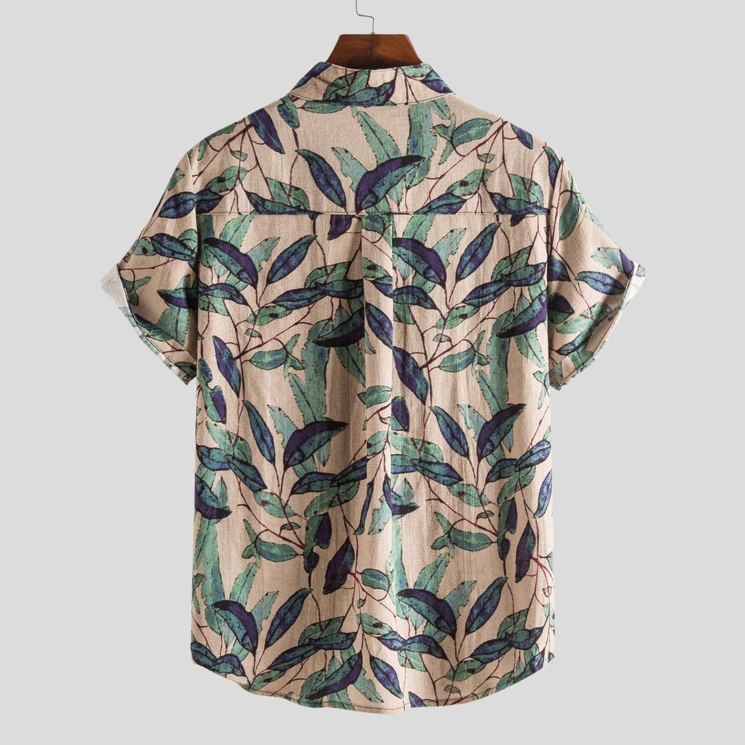 Lachlan - T-Camicia Elegante Con Bottoni
