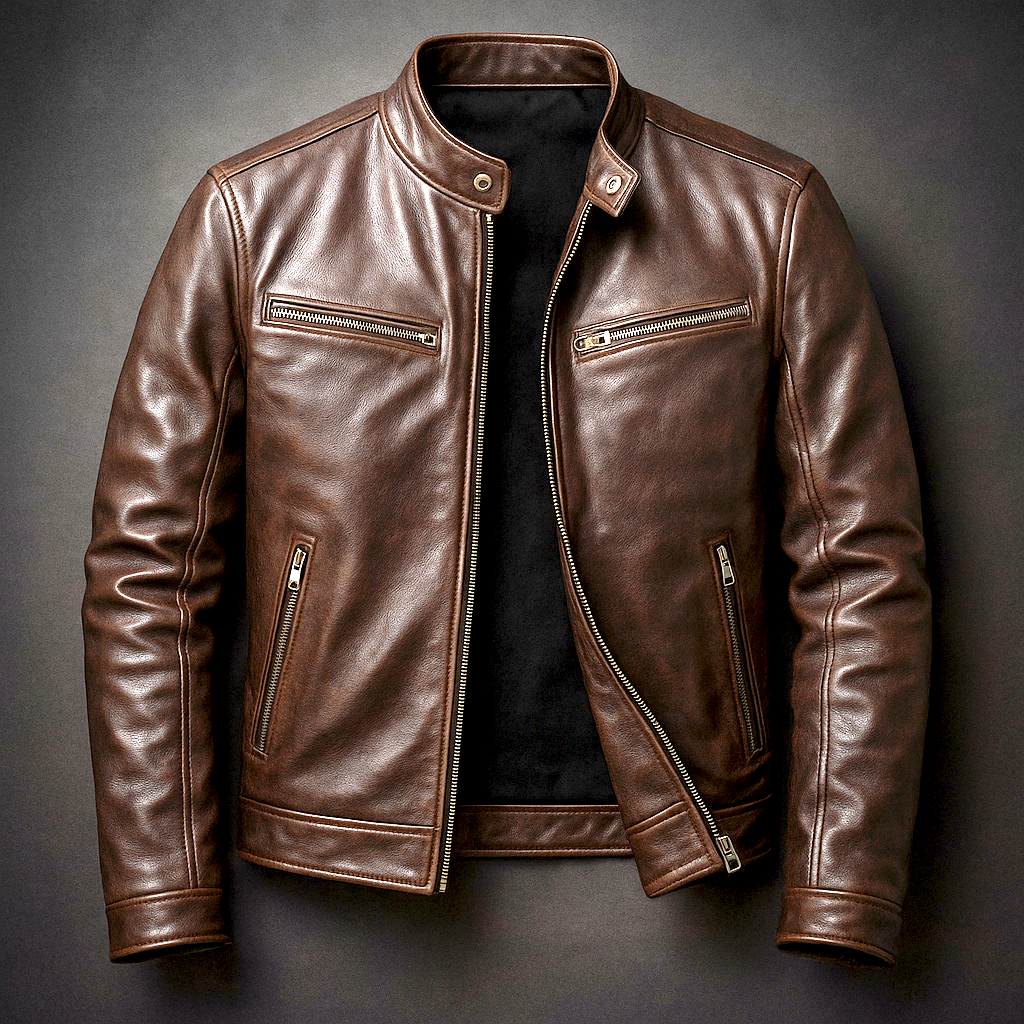 Hador - Giacca in Pelle Vintage