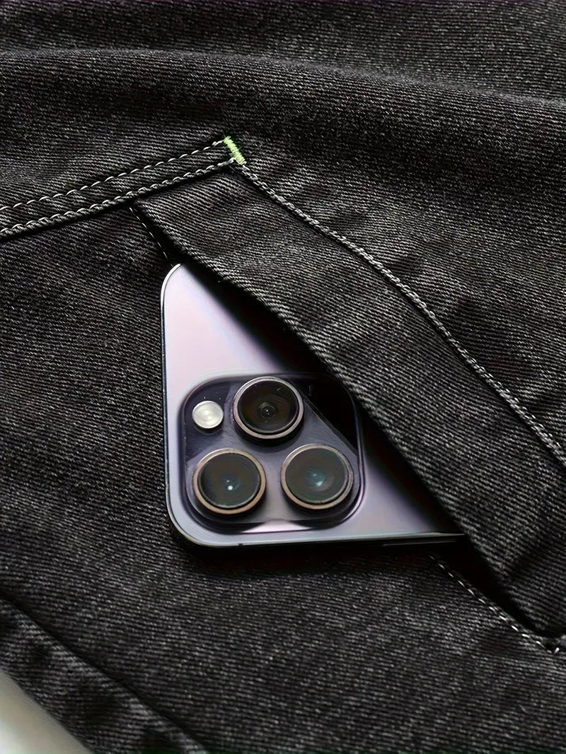 Geoffroy - Giacca In Denim Vintage Con Fodera In Pile