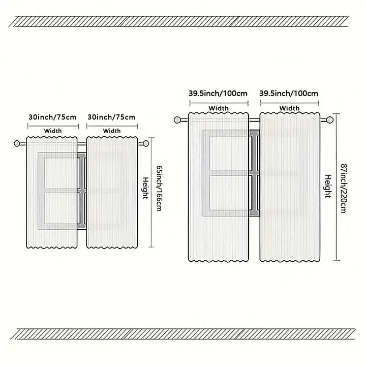 FrostLinen - Tende a Tema Natalizio