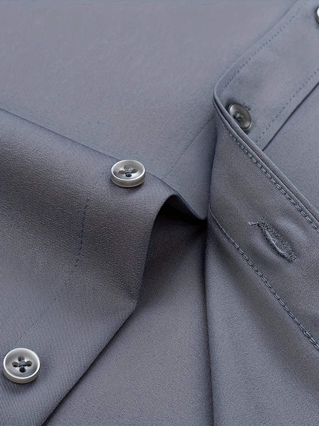 Ezra - Elegante Camicia Vestibilità Aderente Con Bottoni