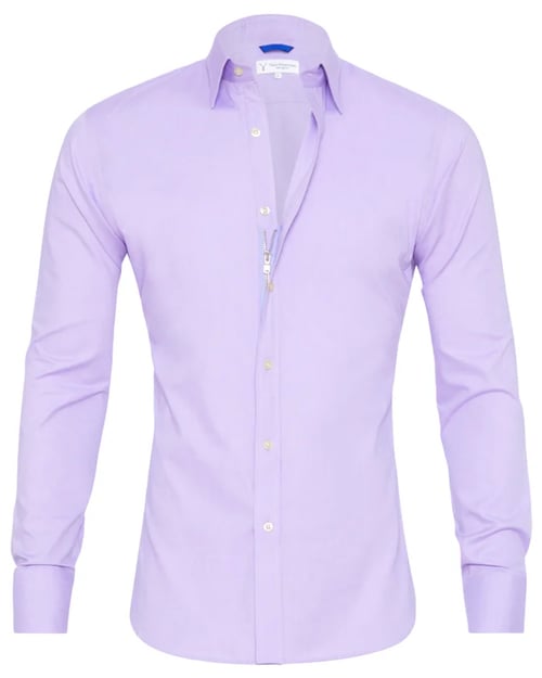 Ceferino - Camicia Disinvolto A Maniche Lunghe Con Bottoni