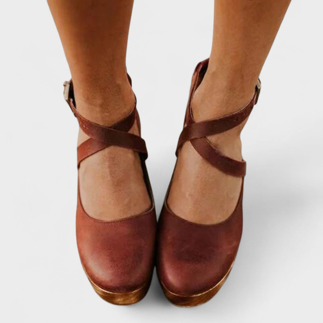 Orsola - Sandalo Con Tacco Alto Ortopedico