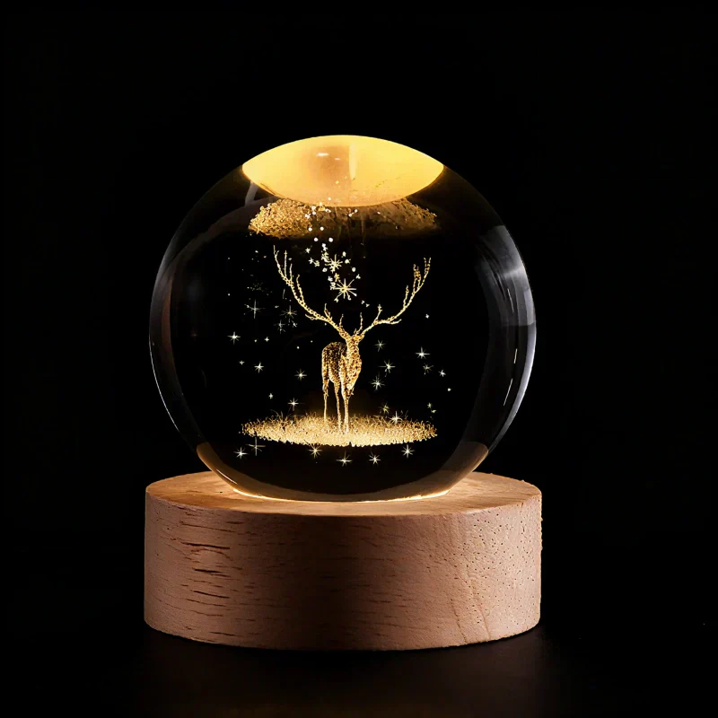 Glow Sphere – Lampada A Sfera Di Cristallo Luminosa