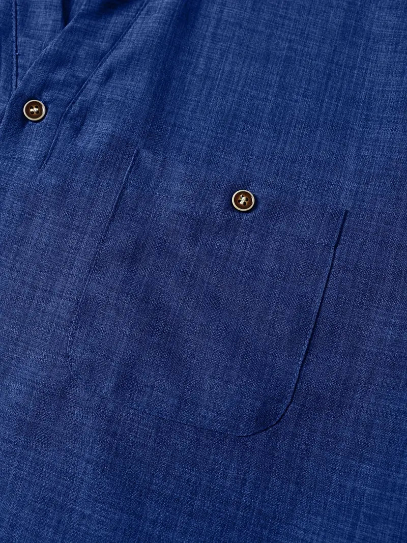 Kieth - Camicia a Maniche Corte Con Tasca Frontale
