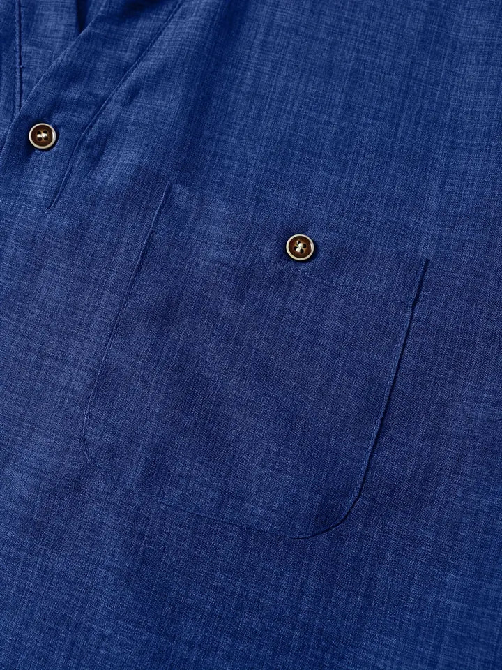 Kieth - Camicia a Maniche Corte Con Tasca Frontale