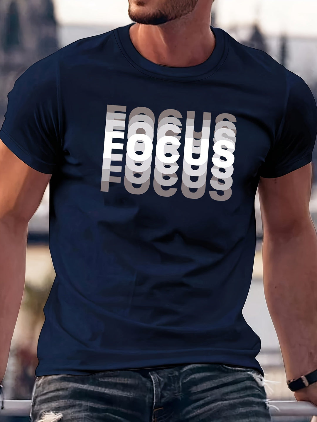 Focus – T-Camicia Elegante Con Progettazione Effetto