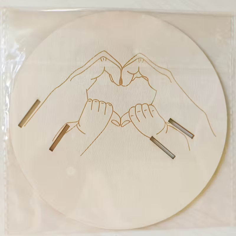 BirthMark - Placca in Legno per Bracciale di Nascita