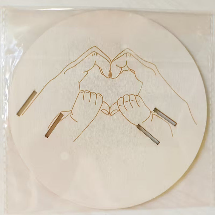 BirthMark - Placca in Legno per Bracciale di Nascita
