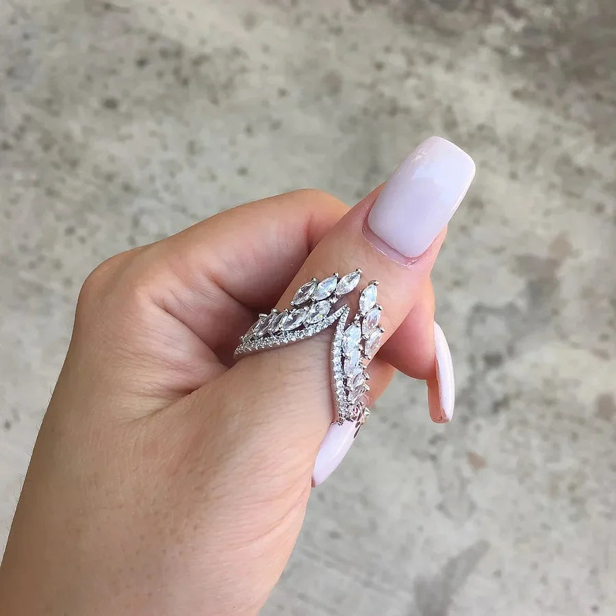 Evita - Bracciale e Anello con ali d'angelo